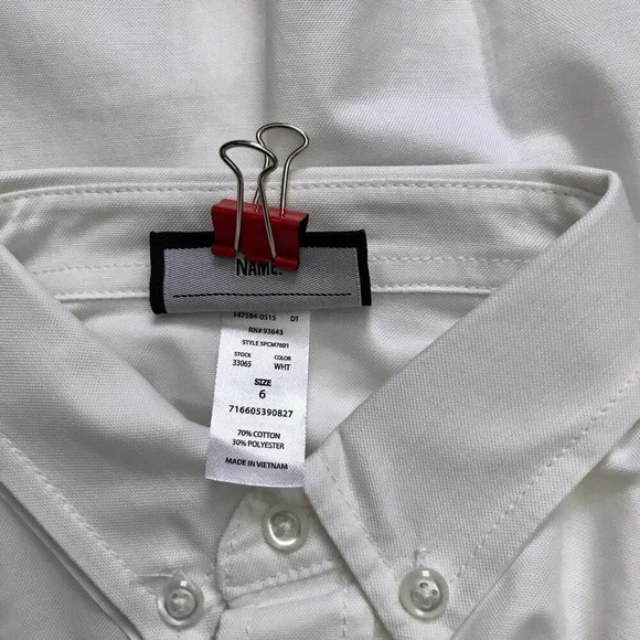 Compass NWOT Button Down School Uniform Unisex Kids Various - Picture 6 of 7